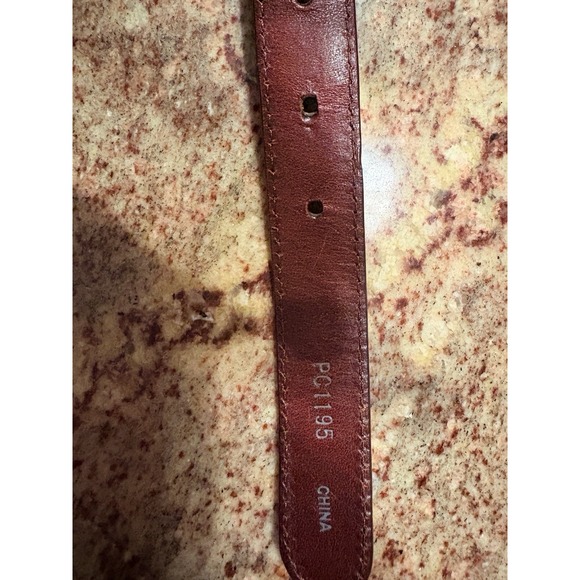 Dick Idol Vintage Men's Woven Leather Belt Brown Braided Western Rustic Size 38 - Picture 6 of 9